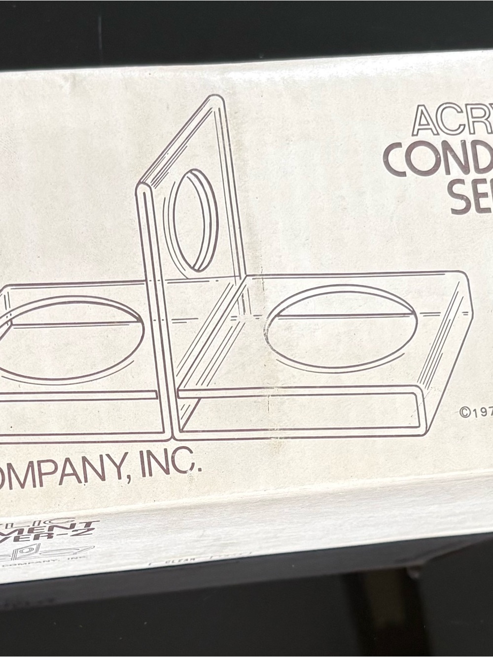 Two's Company Acrylic Condiment Server - 2 - Picture 4 of 16